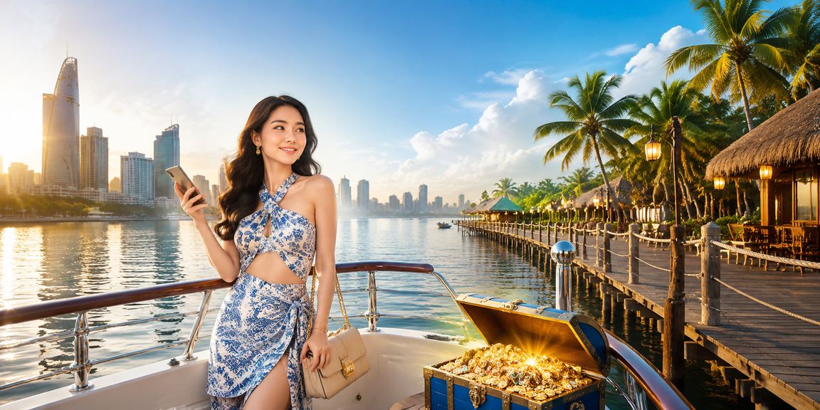 Mô hình casino di động tại TP Hồ Chí Minh với đèn neon đặc sắc